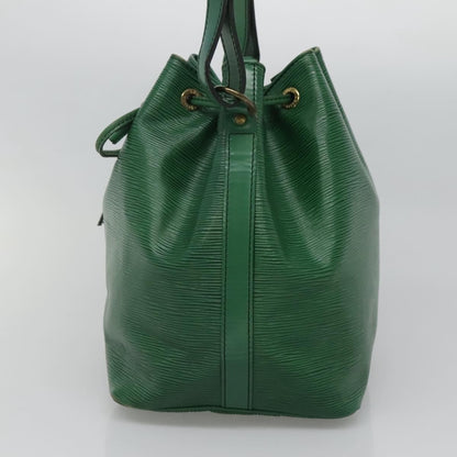 Louis Vuitton Petit Noe Handbag Epi Leather, GREEN, LEATHER, Handbag