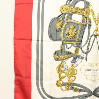 Hermes Carré 90 Silk multicolor, RED, SILK, Scarve & shawl