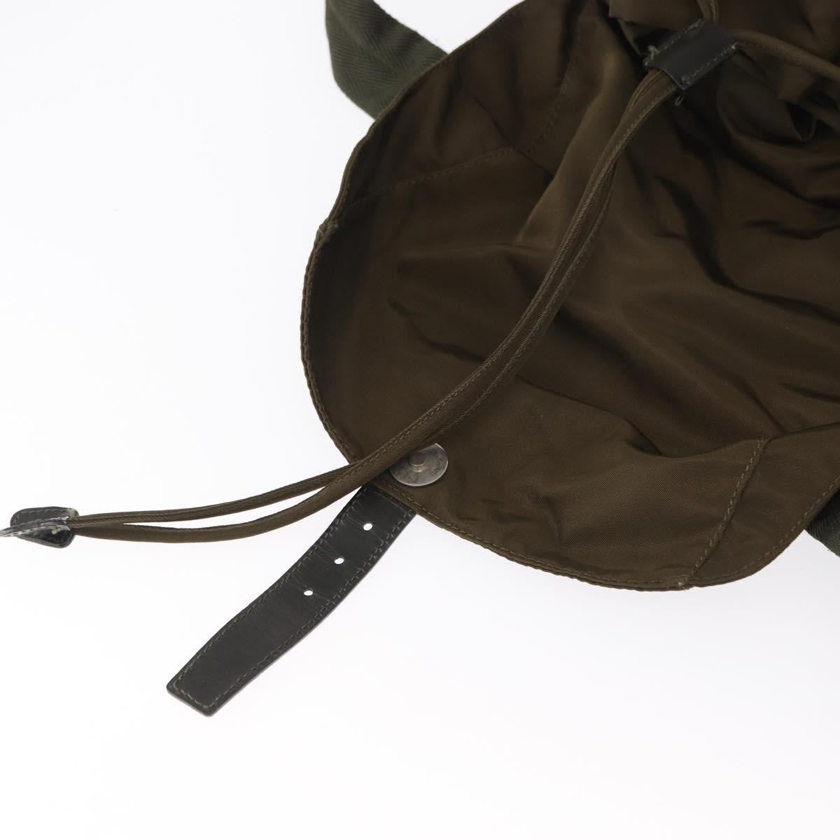 Prada Sac à dos Re-nylon nylon, KHAKI, NYLON, Backpack
