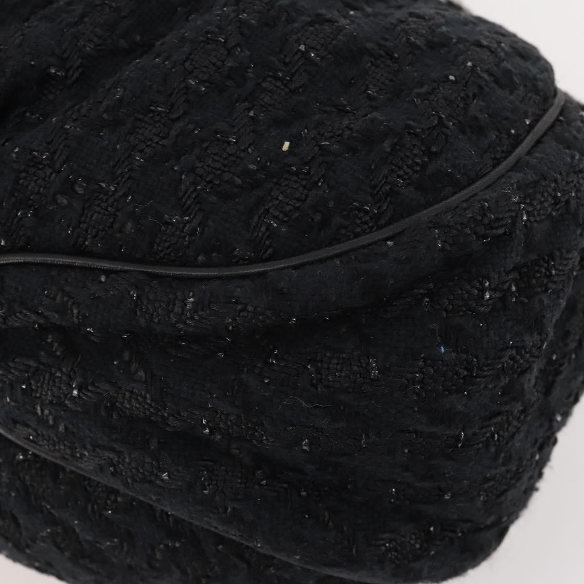 Chanel Knitting Satchel Boucle Tweed, Multicolour, Tweed, Handbag