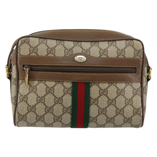 Gucci Ophidia Shoulder Bag GG Coated Canvas, BEIGE, CANVAS, Shoulder bag