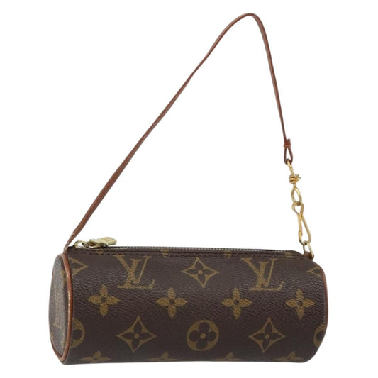 Louis Vuitton Papillon Pochette Monogram Canvas, BROWN, CANVAS, Clutche & pouche