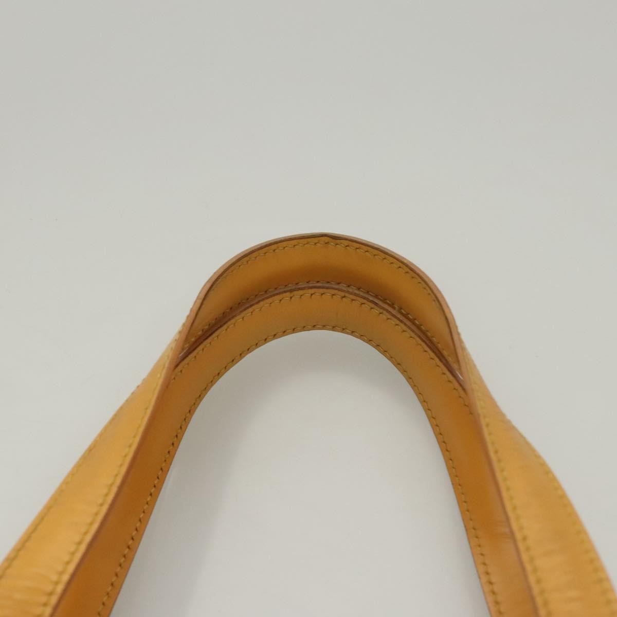 Louis Vuitton Saint Jacques Handbag Epi Leather, YELLOW, LEATHER, Handbag