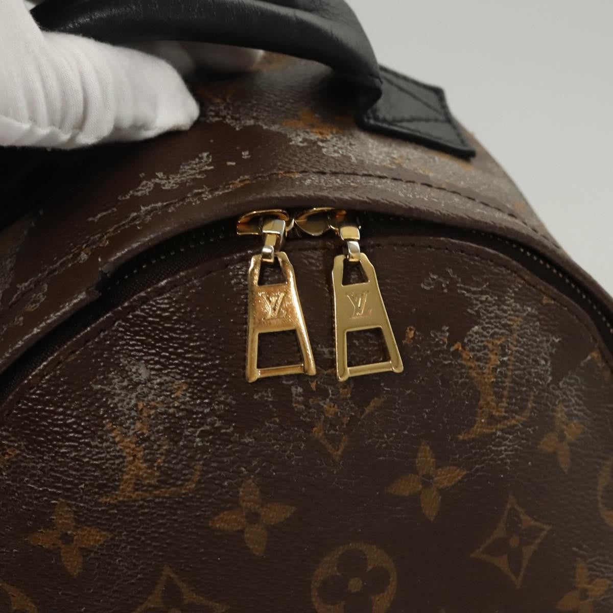 Louis Vuitton Palm Springs Backpack Reverse Monogram Canvas, BROWN, CANVAS, Backpack