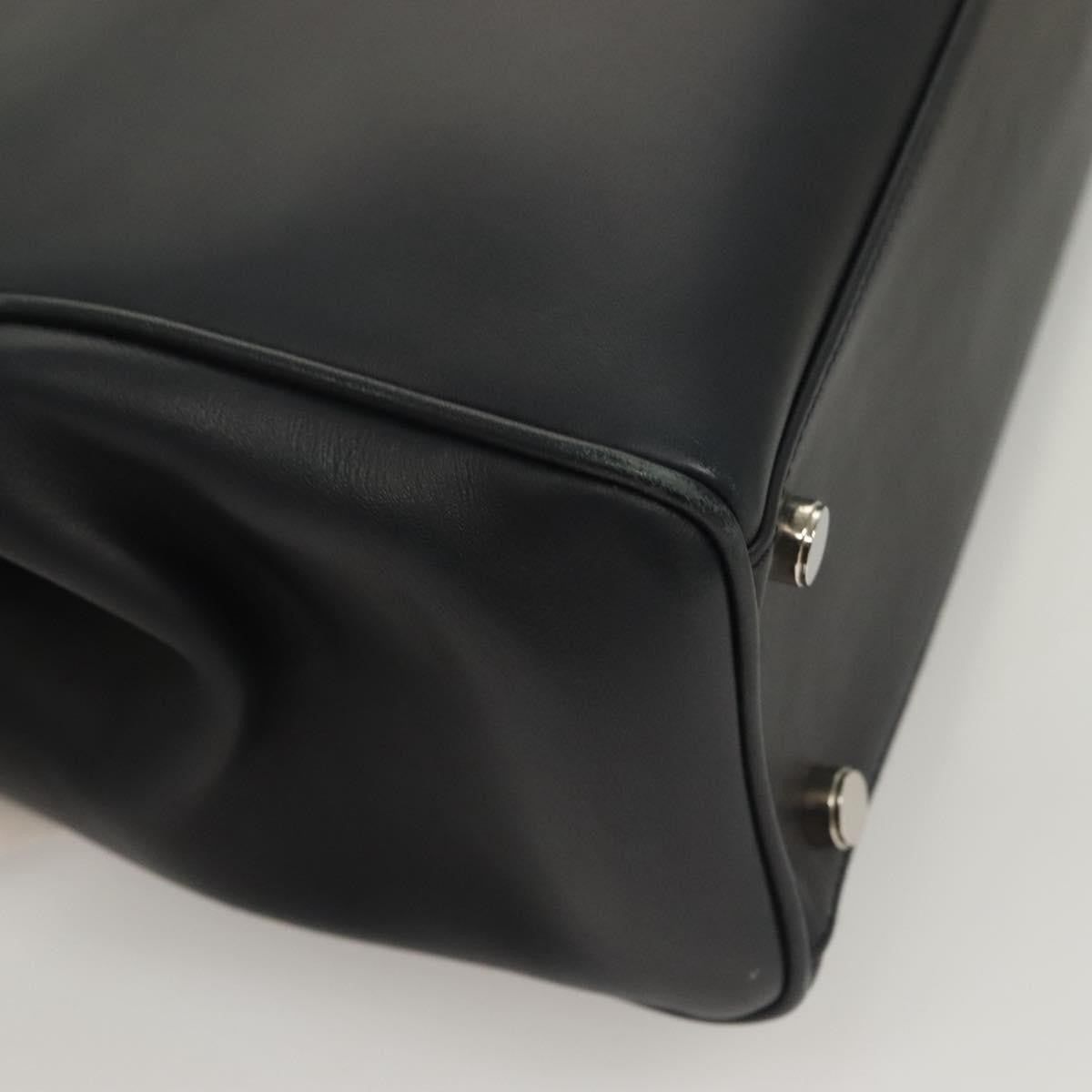 Salvatore Ferragamo Soft W Tote Leather, BLACK, LEATHER, Tote bag