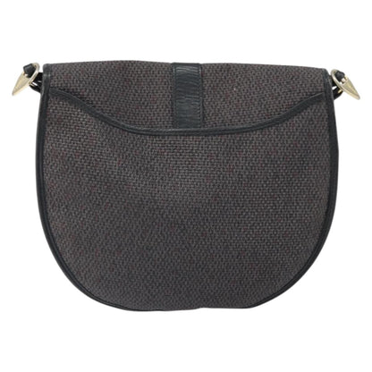 Saint Laurent Vintage Shoulder Bag Canvas, GRAY, CANVAS, Shoulder bag