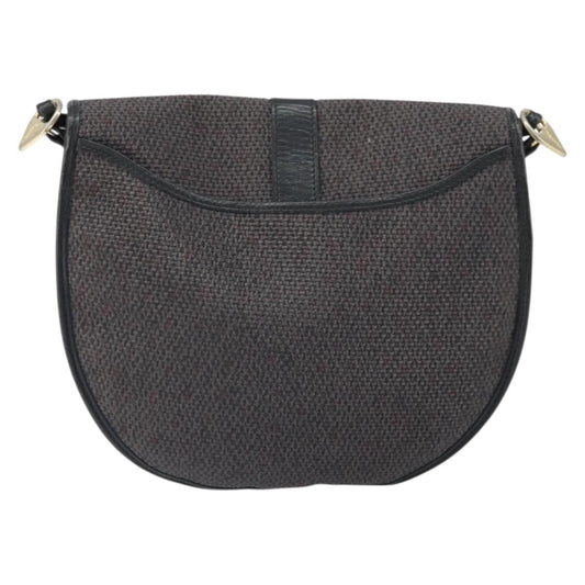 Saint Laurent Vintage Shoulder Bag Canvas, GRAY, CANVAS, Shoulder bag