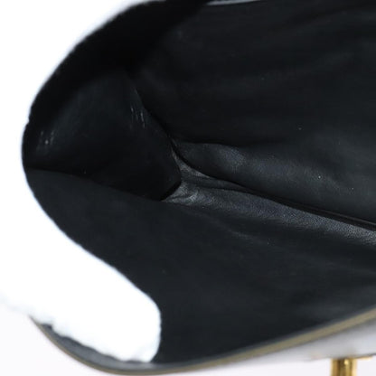 Celine Envelope Shoulder Bag Leather, KHAKI, LEATHER, Shoulder bag