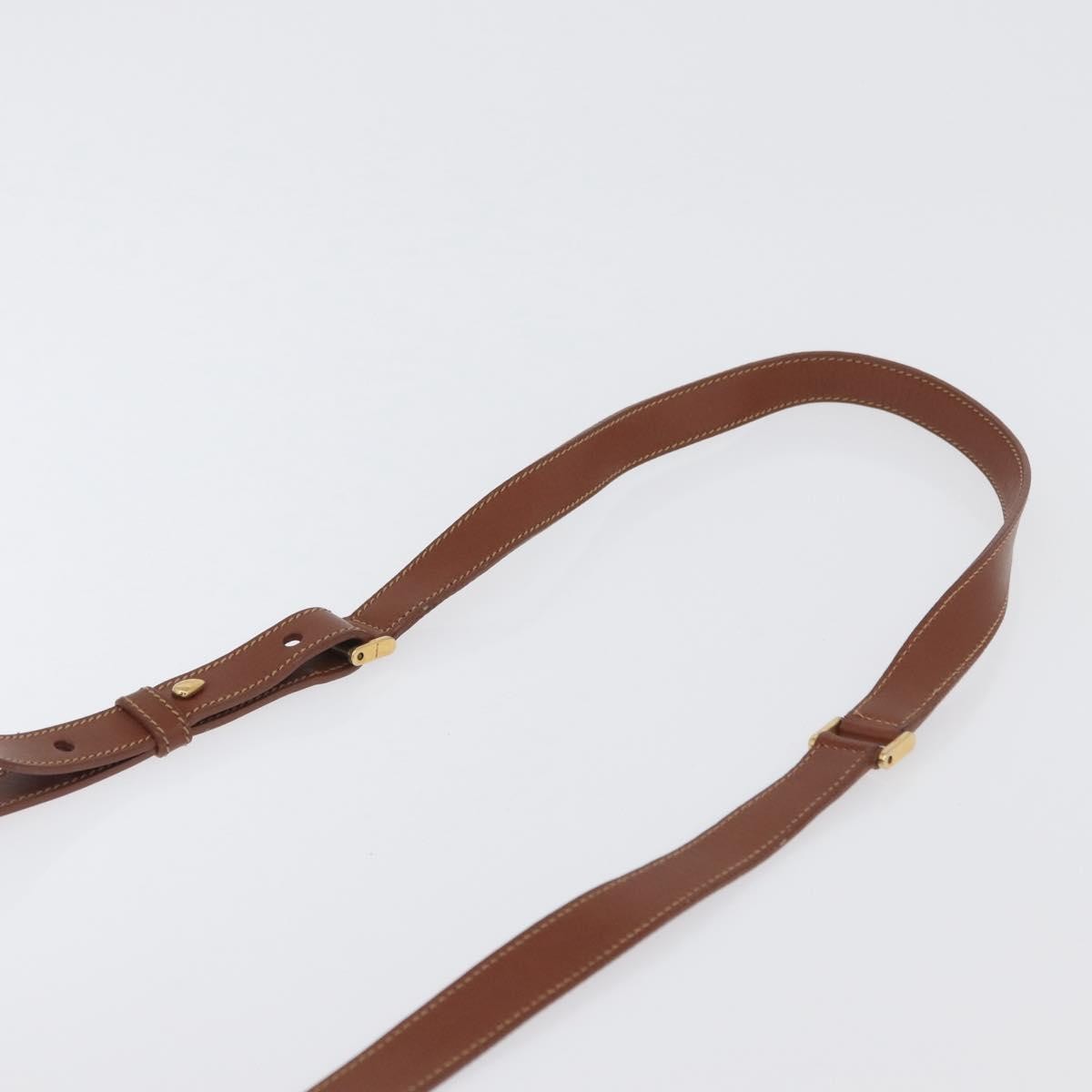 Gucci Vintage Handbag Leather, BROWN, LEATHER, Handbag