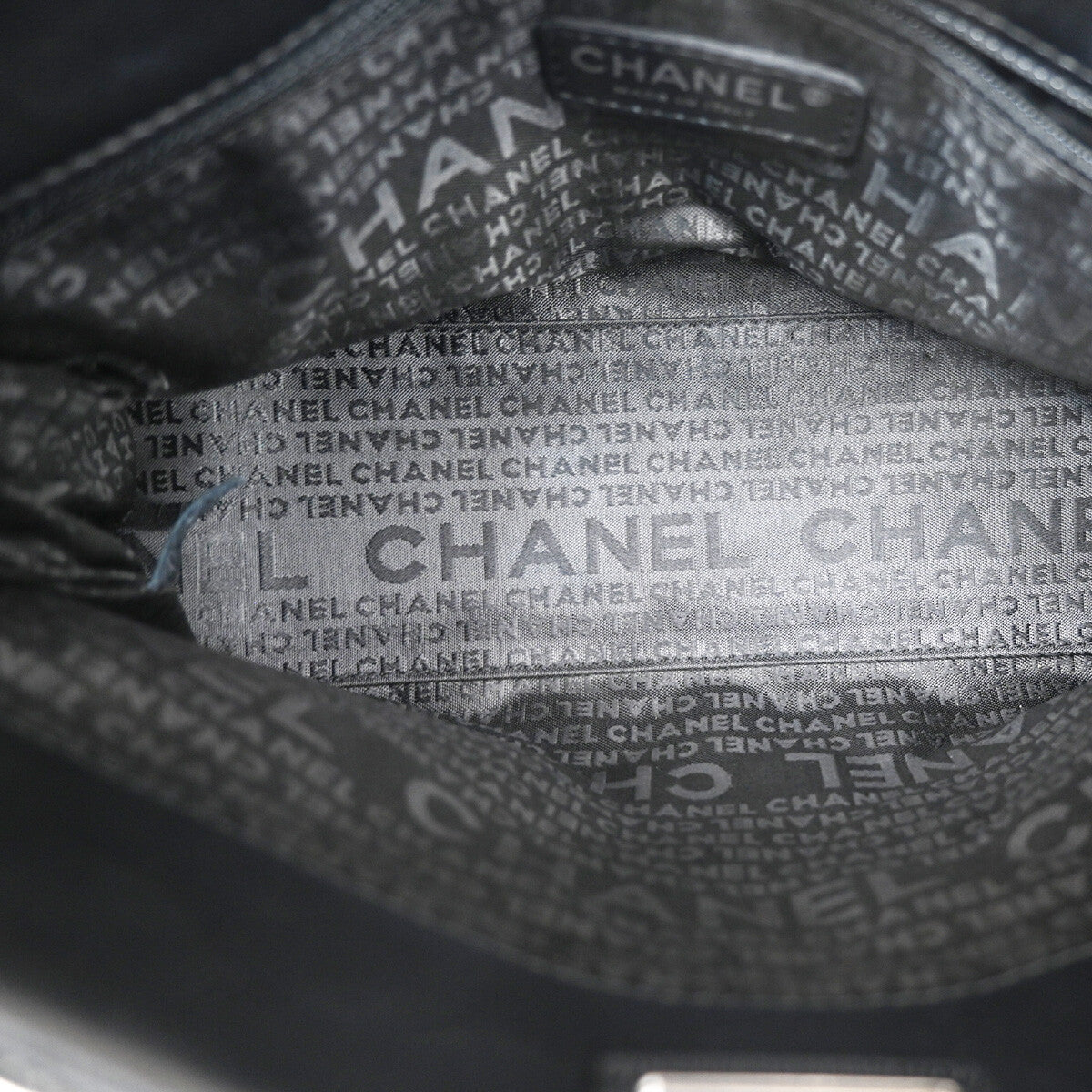 Chanel Reissue 2.55 Tote Quilted Calfskin, BLACK, PATENT_LEATHER, Shoulder bag