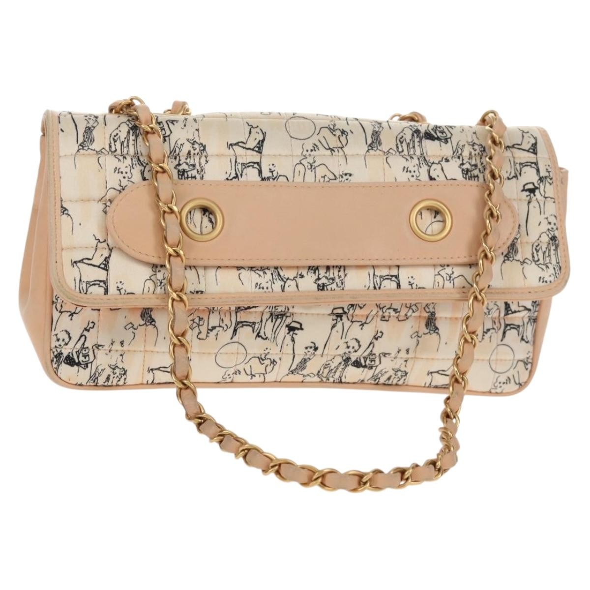 Chanel Limited Edition Scarf Flap Bag Printed Silk and Leather, MULTICOLOUR, LEATHER, Shoulder bag