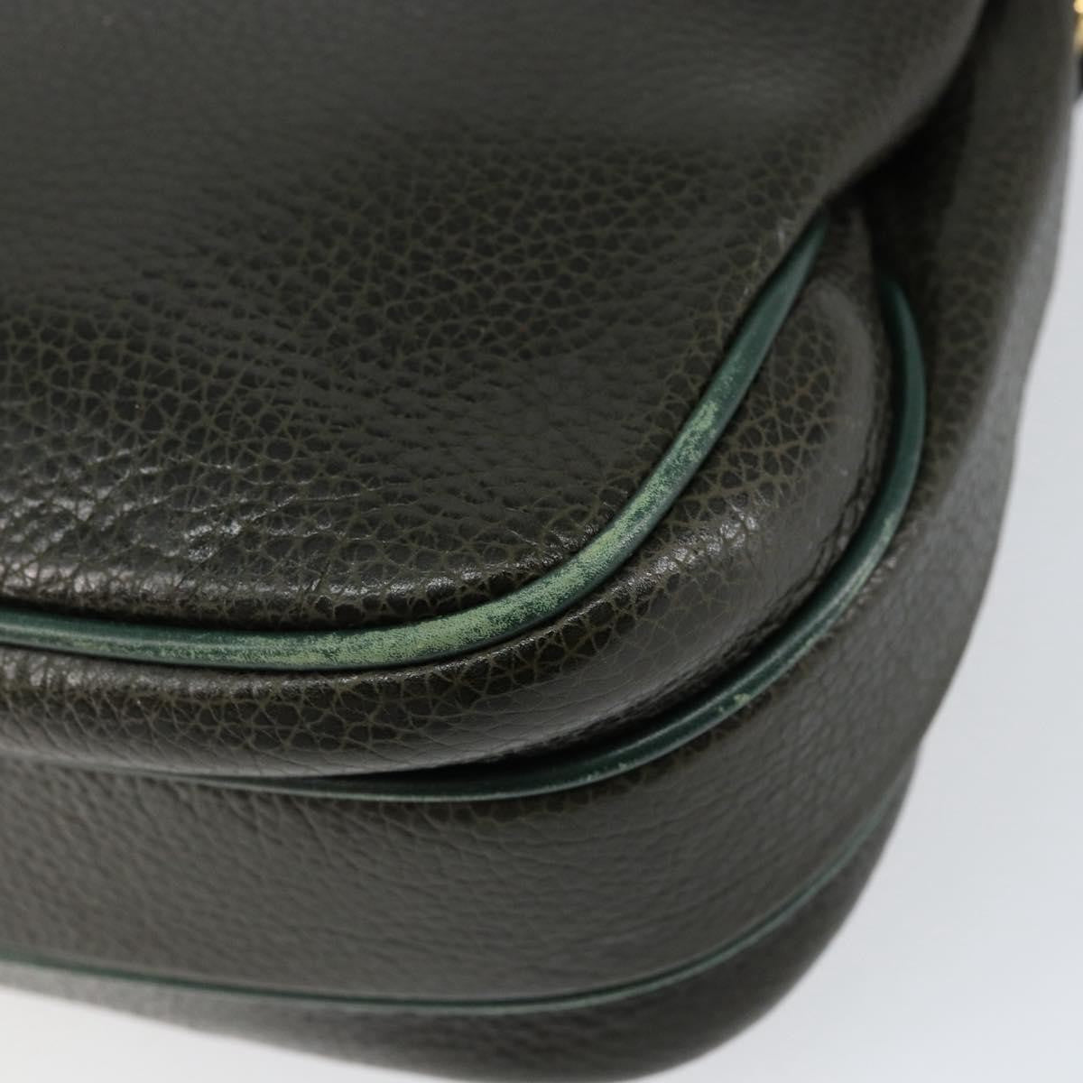 Bally Vintage Handbag Leather, KHAKI, LEATHER, Handbag