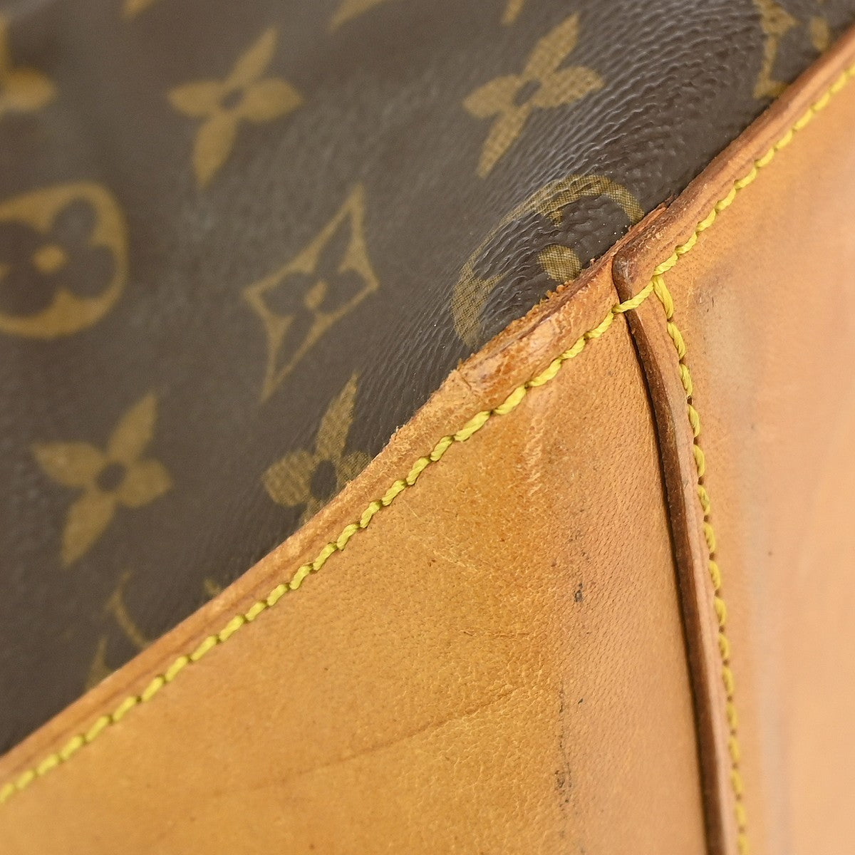 Louis Vuitton Cabas Mezzo Monogram Canvas, BROWN, CANVAS, Tote bag