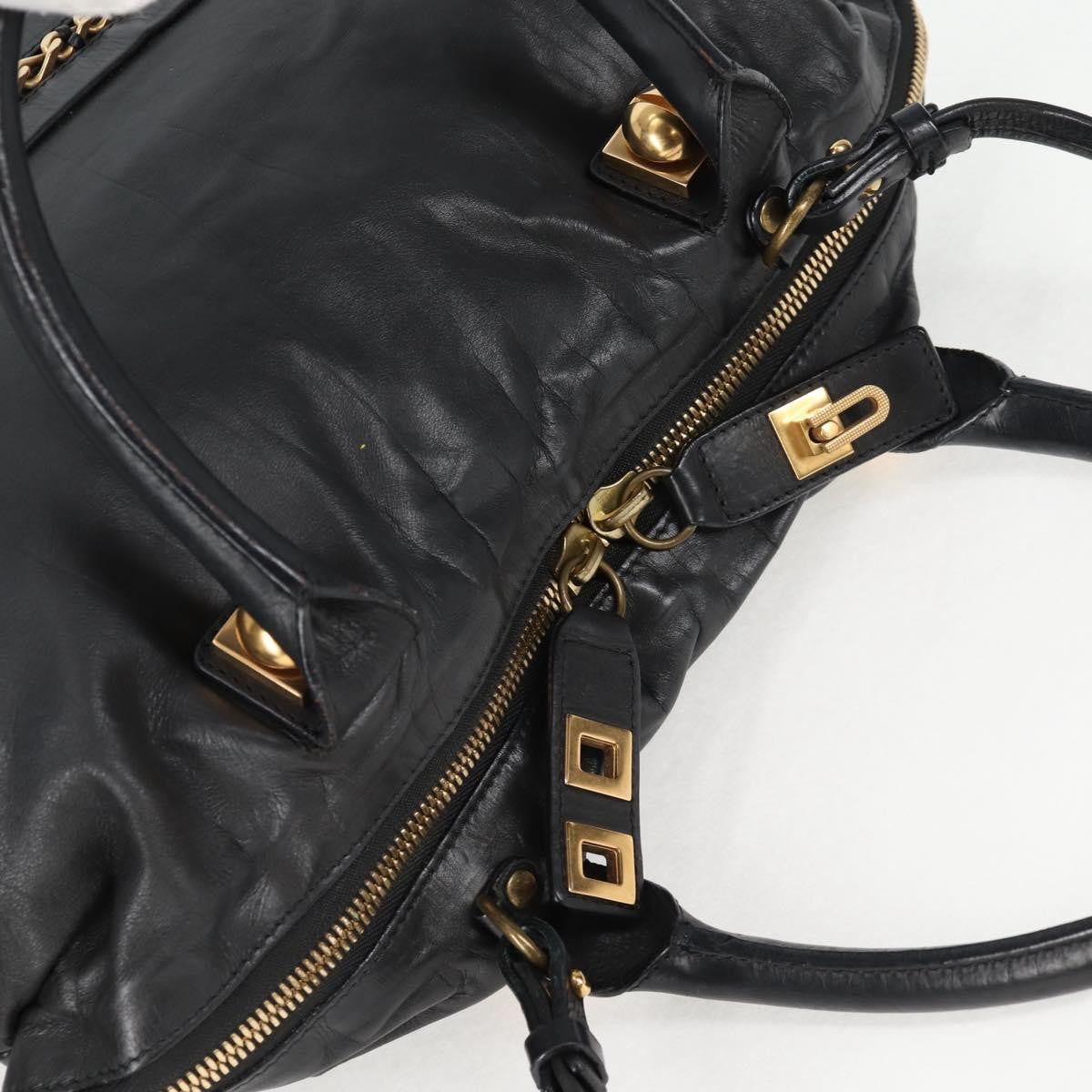 Chloe Vintage Tote bag Leather, BLACK, LEATHER, Tote bag