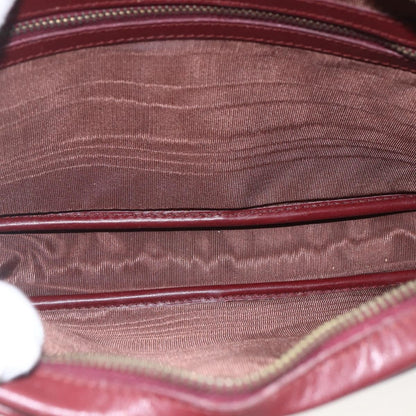 cartier Must de Cartier Shoulder Bag Leather, BURGUNDY, LEATHER, Shoulder bag