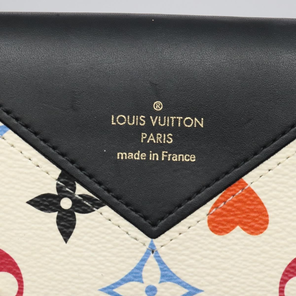 Louis Vuitton Game On Card Holder Monogram Canvas and Epi Leather, WHITE, CANVAS, Card Holders