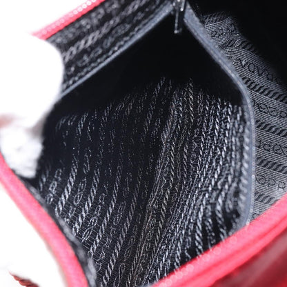Prada Vintage Shoulder Bag Satin, RED, SILK, Shoulder bag