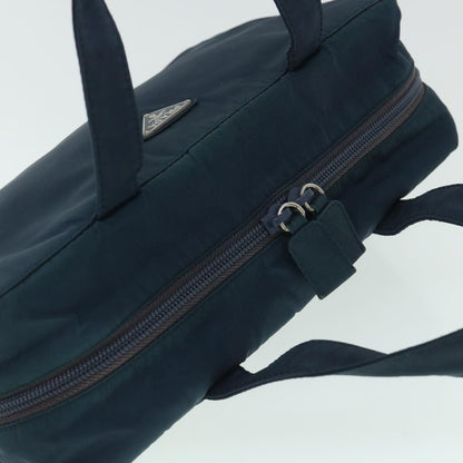 Prada Double Zip Wristlet Pouch Tessuto, NAVY, NYLON, Clutche & pouche