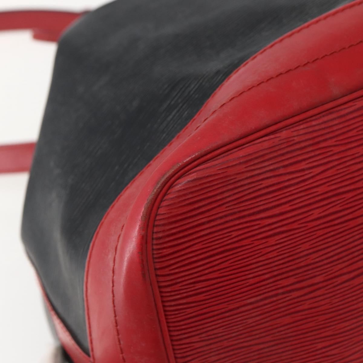 Louis Vuitton Petit Noe NM Handbag Epi Leather, BLACK, LEATHER, Handbag