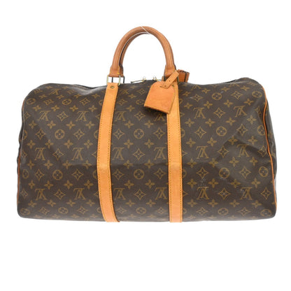Louis Vuitton Keepall Bag Monogram Canvas, Brown, Canvas, Travel Bag