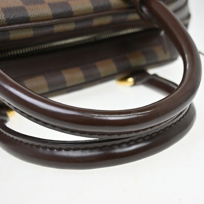 Louis Vuitton Duomo Boston Bag Damier, Brown, Canvas, Handbag