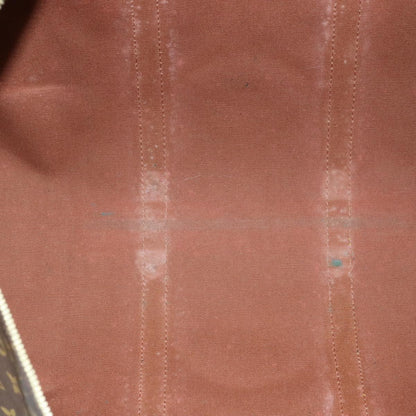 Louis Vuitton Keepall Bag Monogram Canvas, BROWN, CANVAS, Travel bag