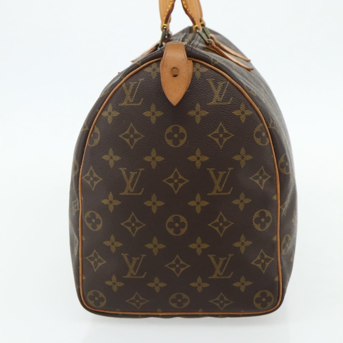 Louis Vuitton Speedy Handbag Monogram Canvas, Brown, Canvas, Handbag