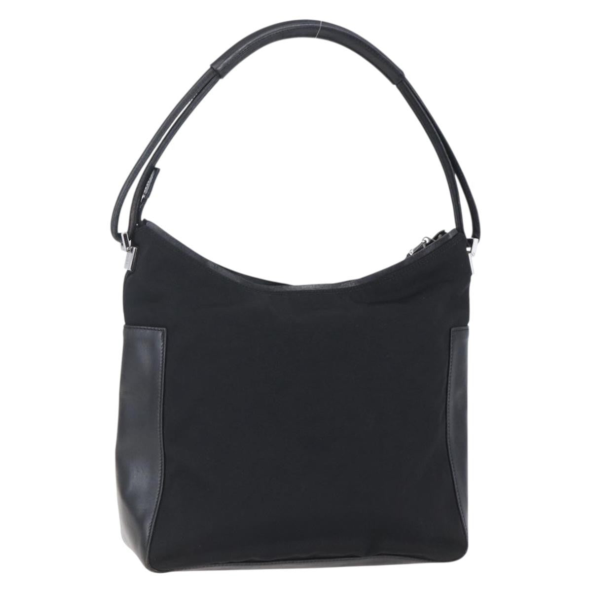 Gucci Zip Hobo Canvas, BLACK, CANVAS, Shoulder bag