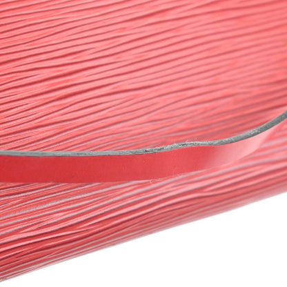 Louis Vuitton Pochette Accessoires Epi Leather, RED, LEATHER, Clutche & pouche