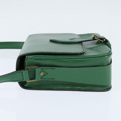 Louis Vuitton Cartouchiere Handbag Epi Leather, GREEN, LEATHER, Shoulder bag