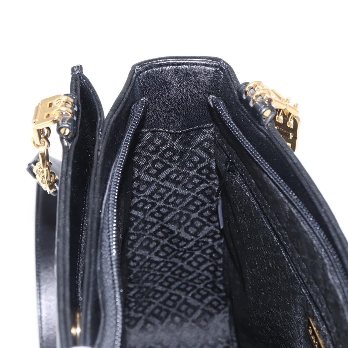 Bally Vintage Shoulder Bag Quilted leather, Black, Leather, Shoulder Bag