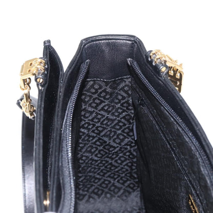 Bally Vintage Shoulder Bag Quilted leather, Black, Leather, Shoulder Bag