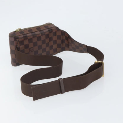 Louis Vuitton Geronimos Waist Bag Damier, BROWN, CANVAS, Clutche & pouche