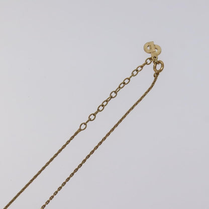 Christian Dior CD Pendant Necklace Gold-plated, GOLD, METAL, Necklace