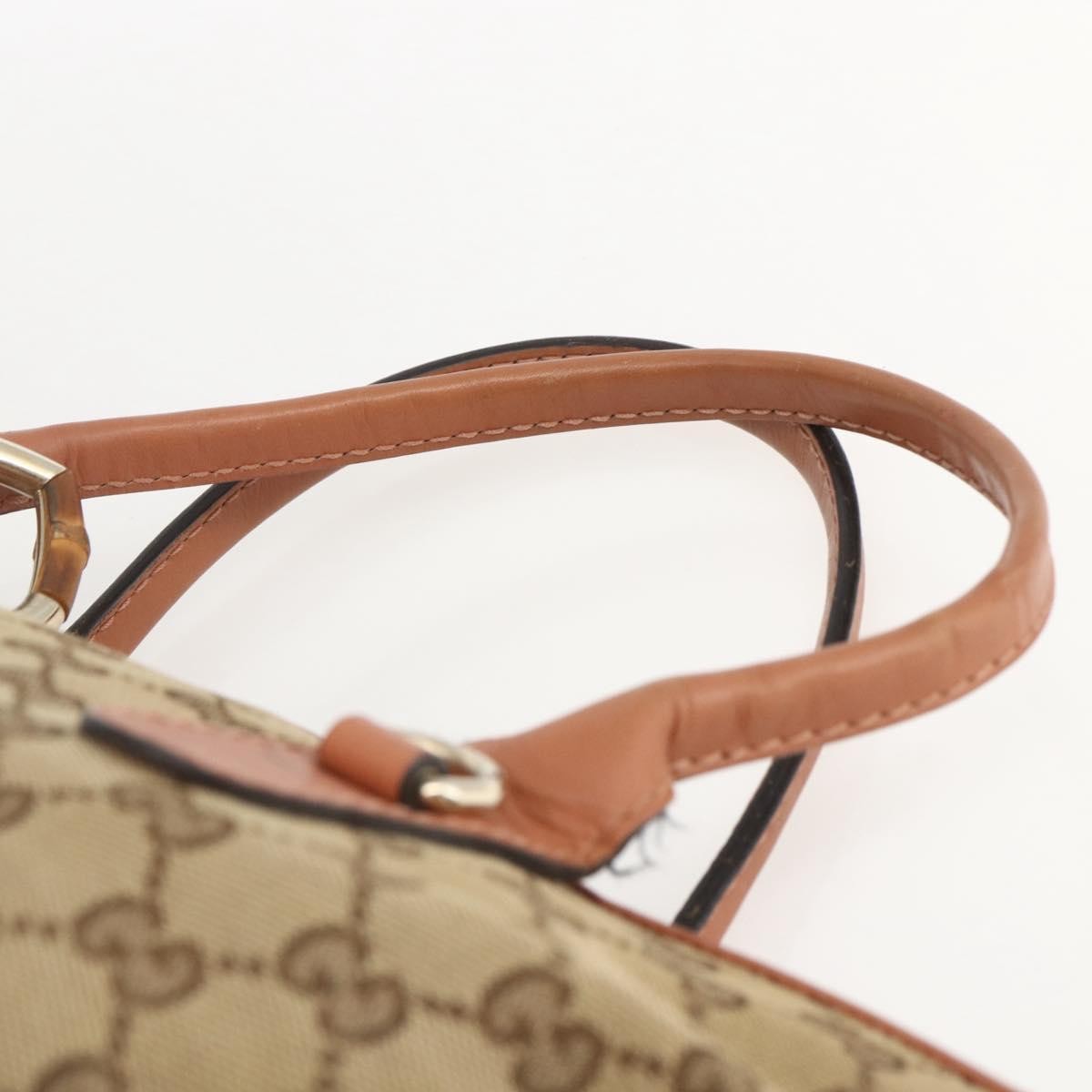 Gucci Vintage tote Canvas, BROWN, CANVAS, Tote bag