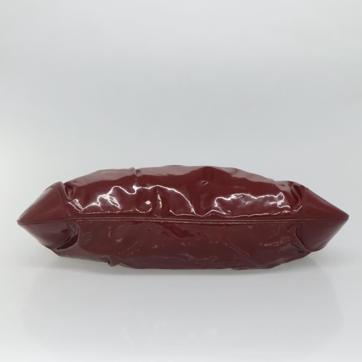 Salvatore Ferragamo Marisa Satchel Patent leather, BURGUNDY, PATENT_LEATHER, Tote bag