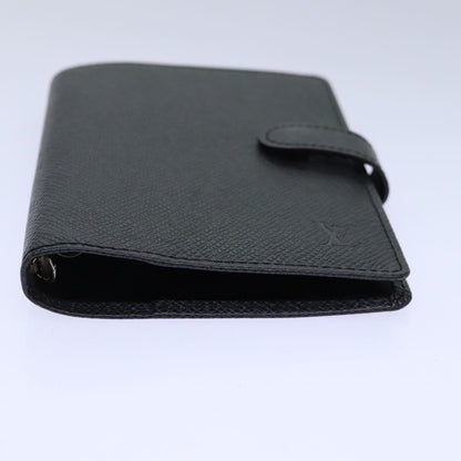 Louis Vuitton Agenda Cover Epi Leather, BLACK, LEATHER, Toiletry Case