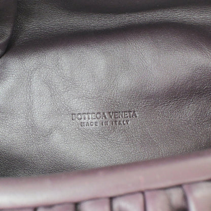 Bottega Veneta The Chain Pouch Leather, Burgundy, Leather, Clutch