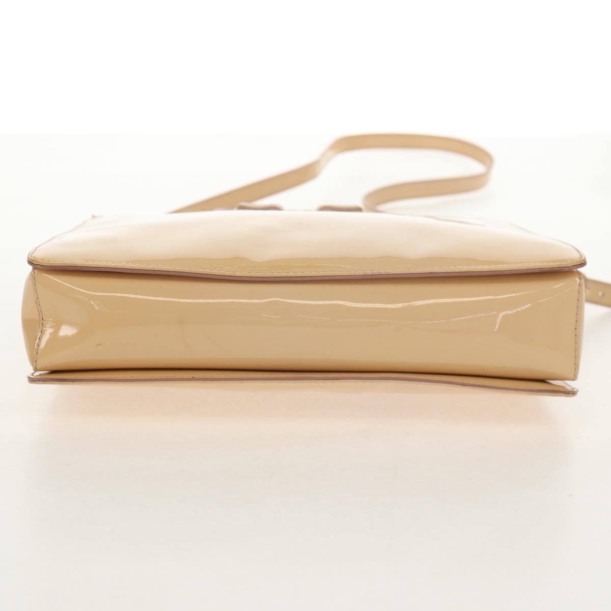 Salvatore Ferragamo Convertible Vara Bow Tote Patent Leather, BEIGE, PATENT_LEATHER, Tote bag