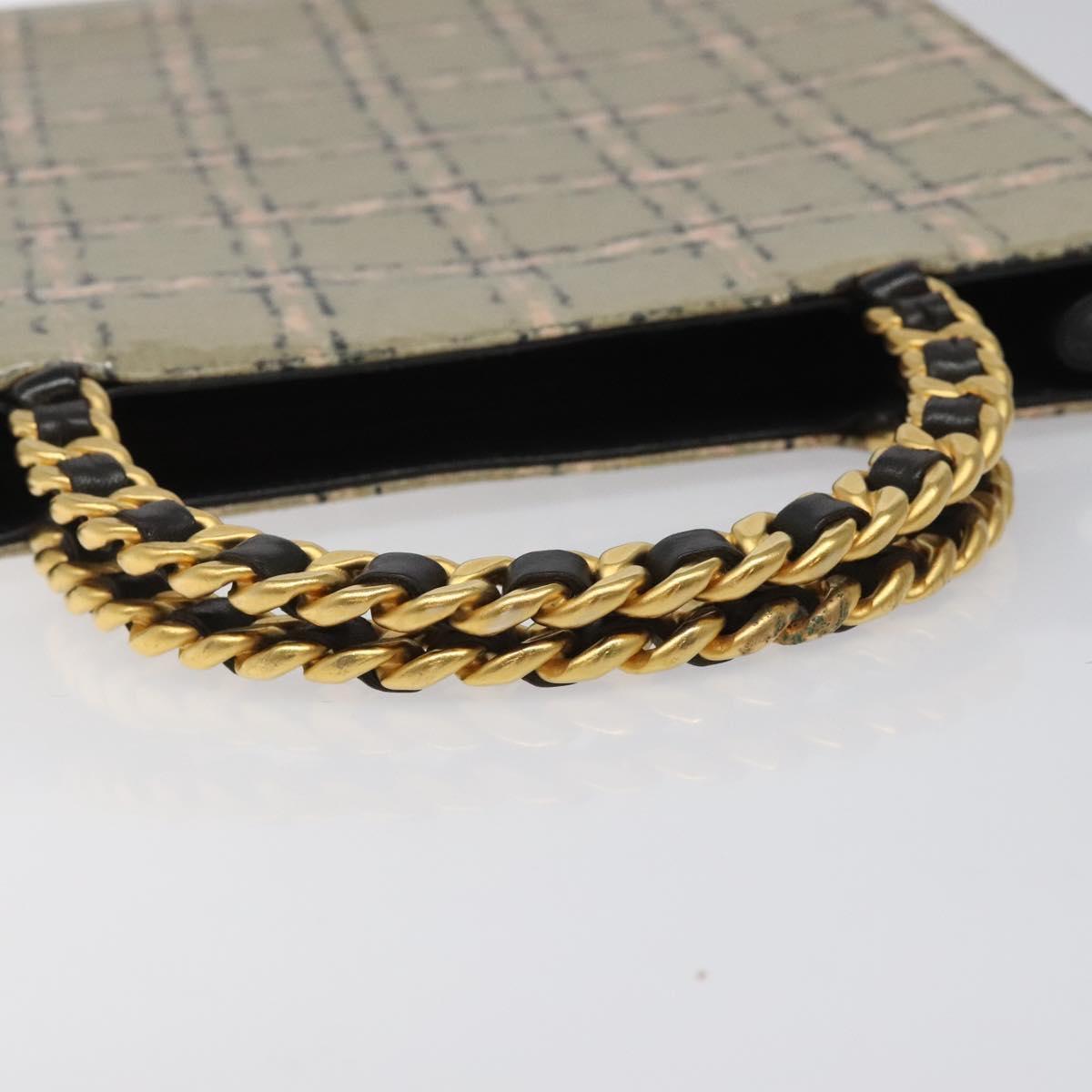 Chanel Chocolate bar tote Leather, BEIGE, LEATHER, Tote bag