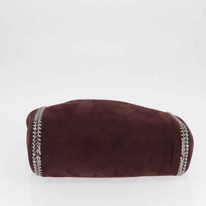 Stella McCartney Falabella Reversible Tote Shaggy Deer, BURGUNDY, POLYESTER, Tote bag