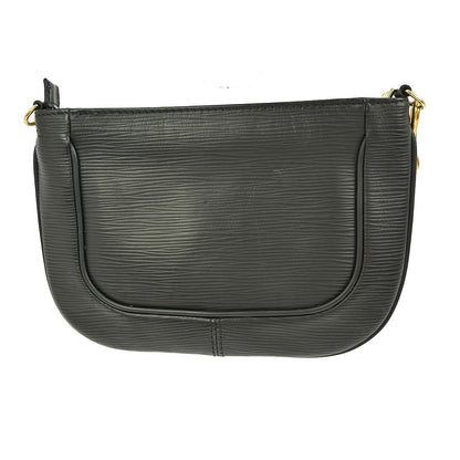 Louis Vuitton Sarvanga Handbag Epi Leather, BLACK, LEATHER, Clutche & pouche