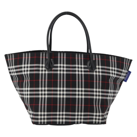 Burberry Nova Check Handbag Nylon, BLACK, NYLON, Handbag