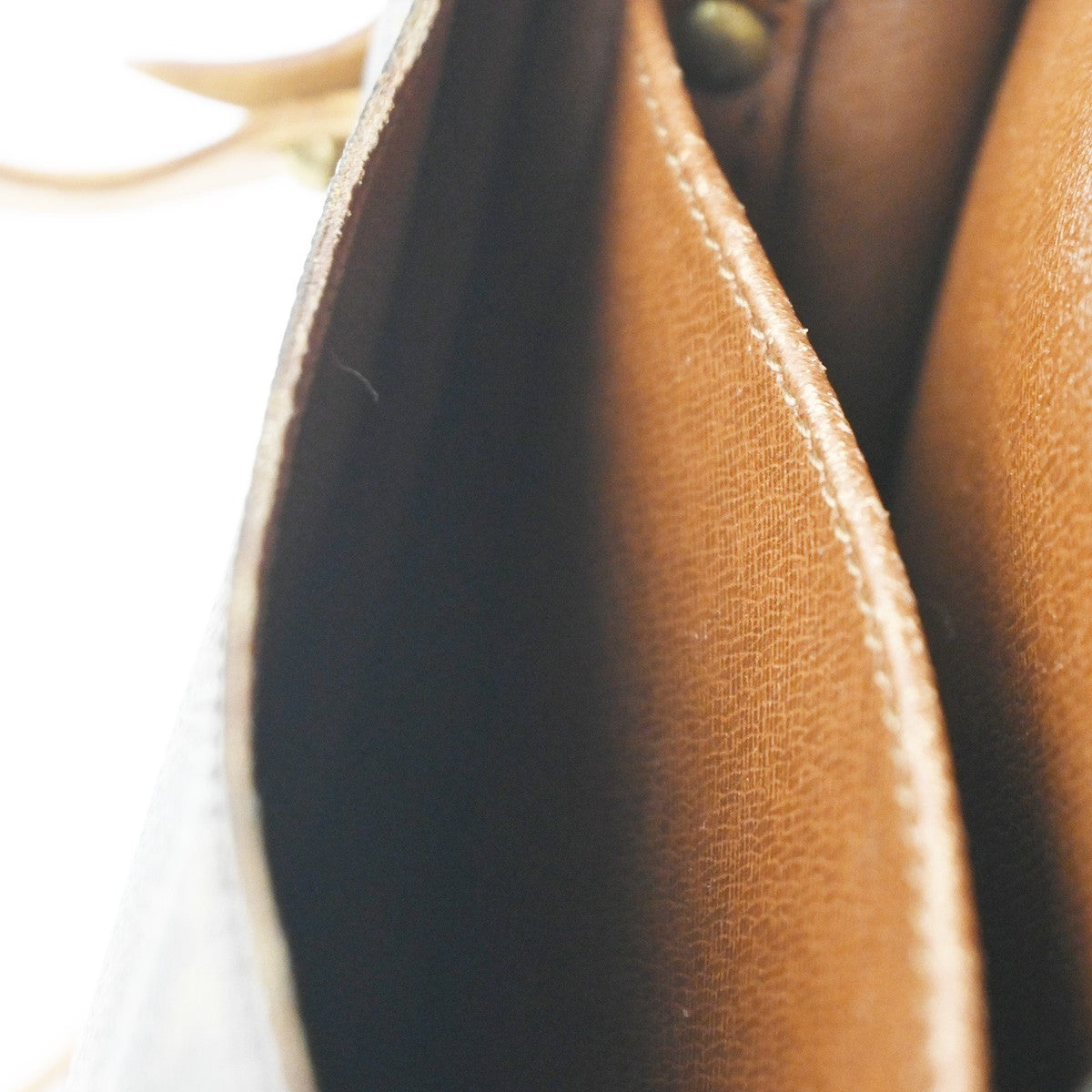 Louis Vuitton Cartouchiere Handbag Monogram Canvas, BROWN, CANVAS, Shoulder bag
