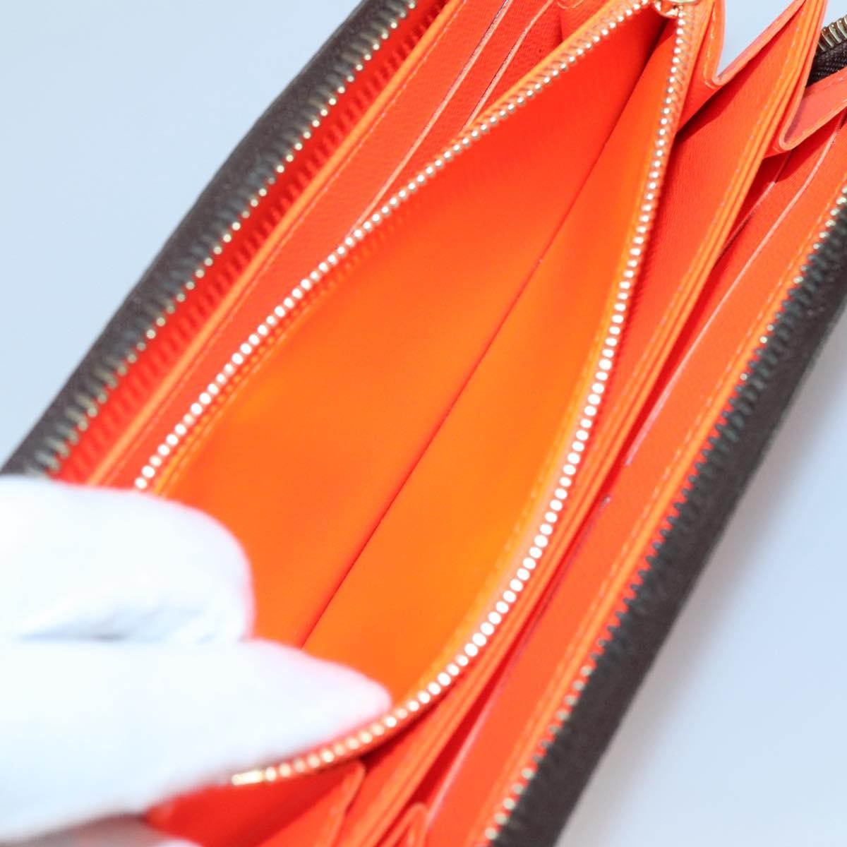 Louis Vuitton Zippy Wallet NM Monogram Graffiti, ORANGE, CANVAS, Wallets