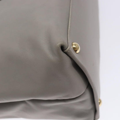 Salvatore Ferragamo Vala Handbag Leather, GRAY, LEATHER, Handbag