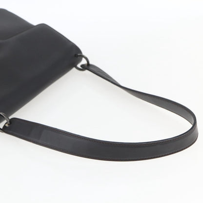 Salvatore Ferragamo Vala Shoulder Bag Leather, BLACK, LEATHER, Shoulder bag