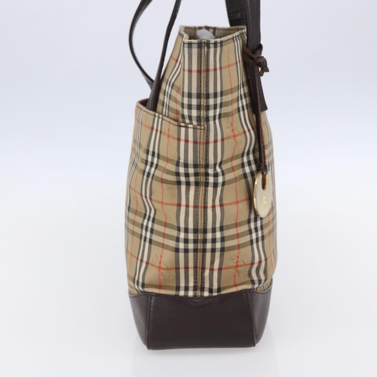 Burberry Vintage tote bag Canvas, BEIGE, CANVAS, Tote bag