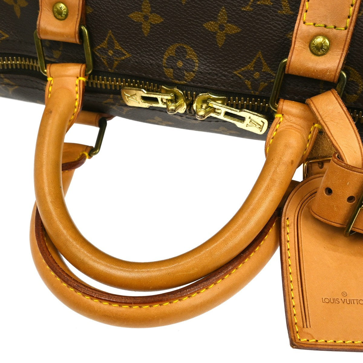 Louis Vuitton Keepall Bag Monogram Canvas, Brown, Canvas, Travel Bag