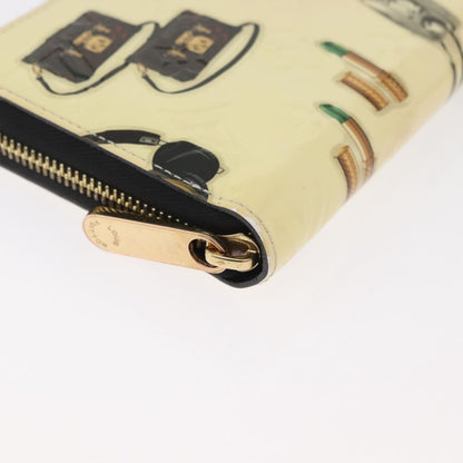 Louis Vuitton Nicolas Ghesquière Zippy Wallet Patent Monogram, White, Patent Leather, Wallet